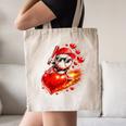 Baseball Valentine's Day Drip Ice Cream Team Canvas Tote Bag Baseball Valentine's Day Drip Ice Cream Team Canvas Tote Bag