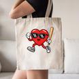 Baseball Valentines Day Heart Boys Sports Love Canvas Tote Bag Baseball Valentines Day Heart Boys Sports Love Canvas Tote Bag