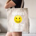 Boobies Make Me Smile Mardi Gras Raglan Baseball Tee Canvas Tote Bag