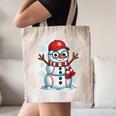 Christmas Baseball Snowman Xmas Pajamas Women Men Boys Canvas Tote Bag