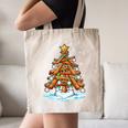 Christmas Baseball Tree Lights Xmas Canvas Tote Bag Christmas Baseball Tree Lights Xmas Canvas Tote Bag
