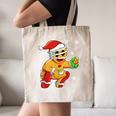 Christmas Gingerbread Man Baseball Player Catcher Canvas Tote Bag Christmas Gingerbread Man Baseball Player Catcher Canvas Tote Bag