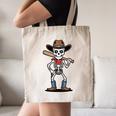 Cowboy Skeleton Baseball Halloween Graphic Canvas Tote Bag Cowboy Skeleton Baseball Halloween Graphic Canvas Tote Bag