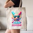 Drip Happens Baseball Ice Cream Bat And Ball With Sunglasses Canvas Tote Bag Drip Happens Baseball Ice Cream Bat And Ball With Sunglasses Canvas Tote Bag