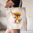 Drippy Pizza Baseball Slice Cartoon Sports Food Canvas Tote Bag