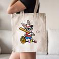 Easter Bunny Baseball Player Batter Rabbit Boys Kids Men Canvas Tote Bag