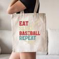 Eat Sleep Baseball Repeat Bat Ball Player Fan Canvas Tote Bag Eat Sleep Baseball Repeat Bat Ball Player Fan Canvas Tote Bag