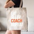 Eat Sleep Coach Repeat Shirt Men Women Baseball Lover Canvas Tote Bag Eat Sleep Coach Repeat Shirt Men Women Baseball Lover Canvas Tote Bag