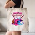 Game Kindergarten Baseball Ice Cream Drip On Back To School Canvas Tote Bag