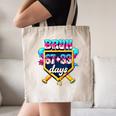 Happy 6733 Days Of School Baseball Drip 100th Day Of School Canvas Tote Bag