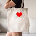 I Heart My Wawa Raglan Baseball Tee Canvas Tote Bag