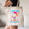 I Hit 100 Days Of School Baseball Ice Cream Drip Canvas Tote Bag