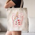 Ho Ho Home Run Baseball Christmas Holiday Sports Santa Canvas Tote Bag