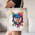 HUGvyn 7th Birthday Baseball Ice Cream Drip Number 7 Kid Boy Canvas Tote Bag HUGvyn 7th Birthday Baseball Ice Cream Drip Number 7 Kid Boy Canvas Tote Bag