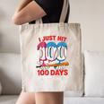 HUGvyn I Just Hit 100 Days Of School Baseball Ice Cream Boys Canvas Tote Bag