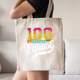 Ice Cream Drip 100 Days Of School Baseball Boys 100th Day Canvas Tote Bag