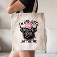 I'm Head Heffa Just Ask Me Bossy Highland Cow Baseball Cap Canvas Tote Bag I'm Head Heffa Just Ask Me Bossy Highland Cow Baseball Cap Canvas Tote Bag