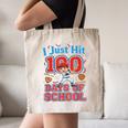 I Just Hit 100 Days Of School Baseball 100th Day Boys Kids Canvas Tote Bag I Just Hit 100 Days Of School Baseball 100th Day Boys Kids Canvas Tote Bag