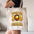 I Just Hit 100 Days Of School Baseball Boys Kids 100th Day Canvas Tote Bag