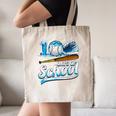 Kid 100 Days Of School Drip Baseball Ice Cream 100th Day Boy Canvas Tote Bag
