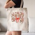 Leopard Checkered Game Day Baseball Coquette Bow Women Girls Canvas Tote Bag Leopard Checkered Game Day Baseball Coquette Bow Women Girls Canvas Tote Bag