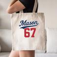Mason 67 Jersey Baseball Men Women Boys Girls Number 6 7 Canvas Tote Bag Mason 67 Jersey Baseball Men Women Boys Girls Number 6 7 Canvas Tote Bag