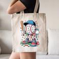 Melting Slime Sprinkle Baseball Mascot With Bat Canvas Tote Bag