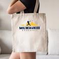 Milwaukee Baseball Minimalist City Skyline Baseball Lover Canvas Tote Bag Milwaukee Baseball Minimalist City Skyline Baseball Lover Canvas Tote Bag
