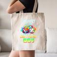 Nanny Of The Birthday Boy Baseball Football Colorful Canvas Tote Bag