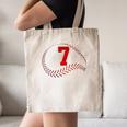 Number 7 Years Baseball 7TH Birthday Canvas Tote Bag Number 7 Years Baseball 7TH Birthday Canvas Tote Bag