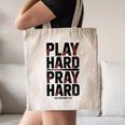 Play Hard Pray Hard Youth Boy Christian Baseball Jesus Canvas Tote Bag Play Hard Pray Hard Youth Boy Christian Baseball Jesus Canvas Tote Bag