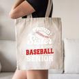 Proud Sister Of A Baseball Senior Class Of 2026 Graduation Canvas Tote Bag Proud Sister Of A Baseball Senior Class Of 2026 Graduation Canvas Tote Bag