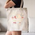 Retro Quote Just a Bit Outside Baseball Vintage Canvas Tote Bag
