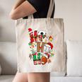 Santa Baseball Football Soccer Pajamas Ho Ho Christmas Xmas Canvas Tote Bag Santa Baseball Football Soccer Pajamas Ho Ho Christmas Xmas Canvas Tote Bag