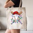 Santa Sports Christmas Baseball Player Canvas Tote Bag Santa Sports Christmas Baseball Player Canvas Tote Bag