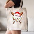 Santa Sports For Men Boys Christmas Baseball Player Canvas Tote Bag Santa Sports For Men Boys Christmas Baseball Player Canvas Tote Bag