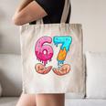 Six Seven 6-7 Baseball Ice Cream Drip 67 Meme Hands Canvas Tote Bag