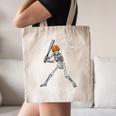 Spooky Season Skeleton Baseball Player Halloween Batter Canvas Tote Bag Spooky Season Skeleton Baseball Player Halloween Batter Canvas Tote Bag