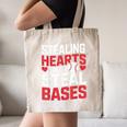 Stealing Hearts Like I Steal Bases Cute Baseball Kids Canvas Tote Bag Stealing Hearts Like I Steal Bases Cute Baseball Kids Canvas Tote Bag