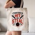 I Teach Kids To Hit And Steal Baseball Softball Coach Premium Tri-Blend Canvas Tote Bag I Teach Kids To Hit And Steal Baseball Softball Coach Premium Tri-Blend Canvas Tote Bag