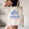 Tired But Caffeinated Baseball Mom Trendy Tired Baseball Mom Canvas Tote Bag