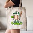 Toddler Baseball Drip Ice Cream Boys Kids St Patricks Day Canvas Tote Bag