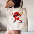 Valentine Baseball Heart Sports Love Valentines Day Boys Canvas Tote Bag