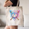 Valentines Baseball Heart Dripping Ice Cream Gen Z Alpha Canvas Tote Bag Valentines Baseball Heart Dripping Ice Cream Gen Z Alpha Canvas Tote Bag