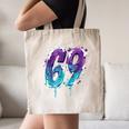 Vintage Baseball 69 Number Canvas Tote Bag