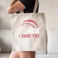 Vintage Humor Baseball Apparel Run I Dare You Canvas Tote Bag Vintage Humor Baseball Apparel Run I Dare You Canvas Tote Bag