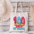 100 Days Of School Baseball Drip 100th Day Of School Canvas Tote Bag 100 Days Of School Baseball Drip 100th Day Of School Canvas Tote Bag