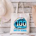 100 Days Of School Baseball Drip Ice Cream Kid Boy 100th Day Canvas Tote Bag 100 Days Of School Baseball Drip Ice Cream Kid Boy 100th Day Canvas Tote Bag