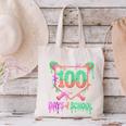 100 Days Of School Baseball Ice Cream Drip 100th Day Player Canvas Tote Bag