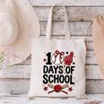 100 Days Of School Coquette Bow Baseball 100th Day Girl Kid Canvas Tote Bag 100 Days Of School Coquette Bow Baseball 100th Day Girl Kid Canvas Tote Bag